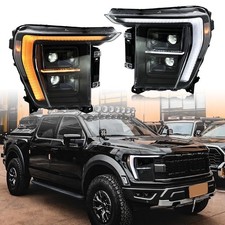 Headlights for Ford F150 2021 2023 XLT Lariat Platinum King Ranch Limited Tremor