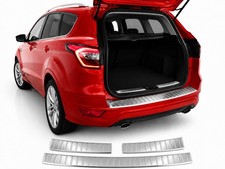 Ladekantenschutz Edelstahl innen + außen matt passend für Ford Kuga II BJ 12-19 Ladekantenschutz Edelstahl innen + außen matt passend für Ford Kuga II BJ 12-19