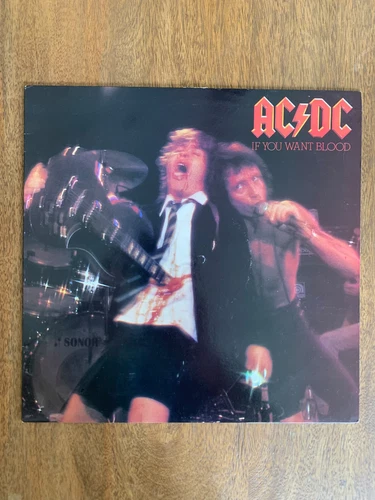AC/DC - If You Want Blood LP - 1978 UK 1st Press -Porky Prime Cut - Vinyl  EX/NM