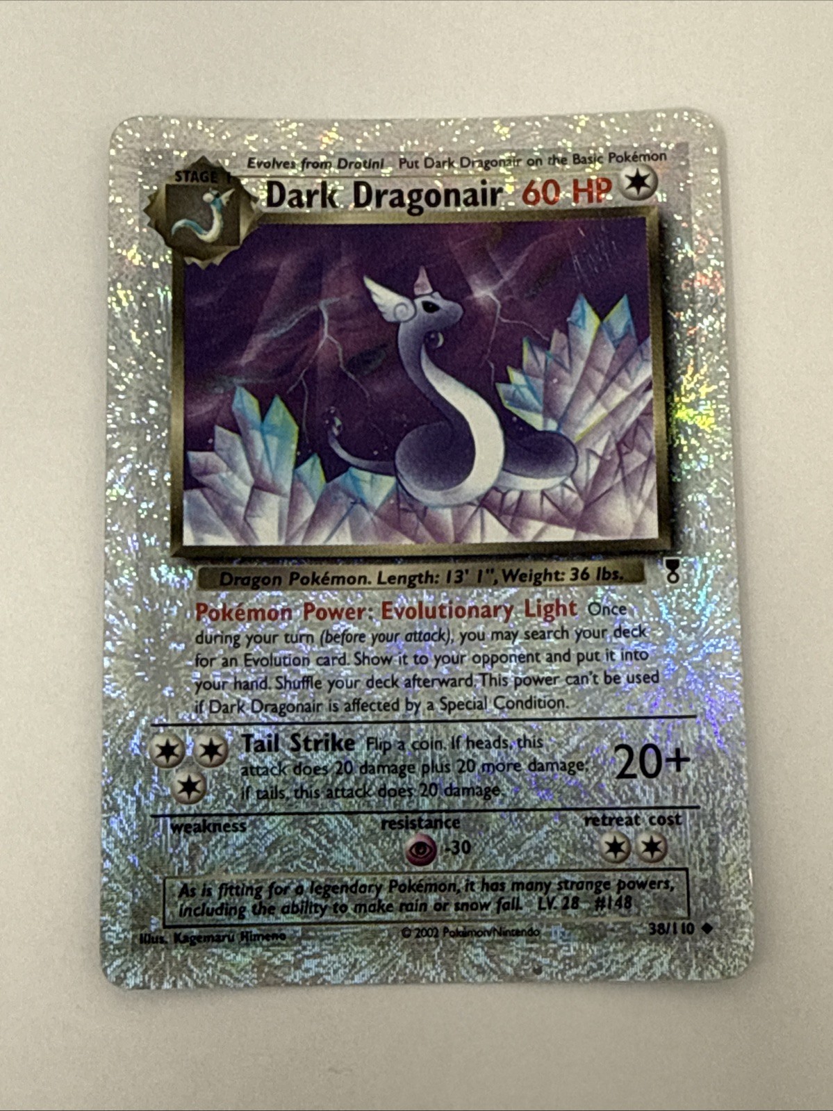 Dark Dragonair 38/110 Reverse Holo Pokemon Legendary Collection 2002 NM-