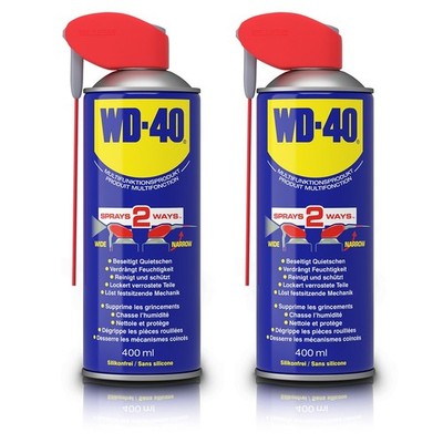 WD-40 2x 400ml FÜR SMART STRAW MULTIFUNKTIONSPRODUKT VIELZWECK SPRAY ROSTLÖSER 