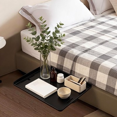 Bedside Shelf for Bunk and Loft Beds, Clip On Nightstand, Bed Side Table Tray...