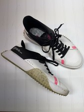 G/Fore G.112 Spikeless Waterproof Golf Shoes Men 10 Snow Onyx Sneakers GMF000025