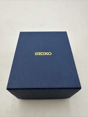 Seiko OEM Blue Watch Box - Standard 2 Piece Gift Box - Fits Most Seiko Models
