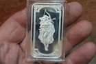 FEMALE WARRIOR ARCHER 1 OZ 999 FINE SILVER BAR