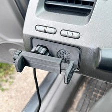 Custom phone mount for 2006-2011 Civic 8th gen replaces driver storage cubby