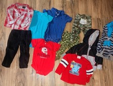 Pre-Owned Boys Clothing Lot 10 Pieces Size 12 Months   See Photos 
