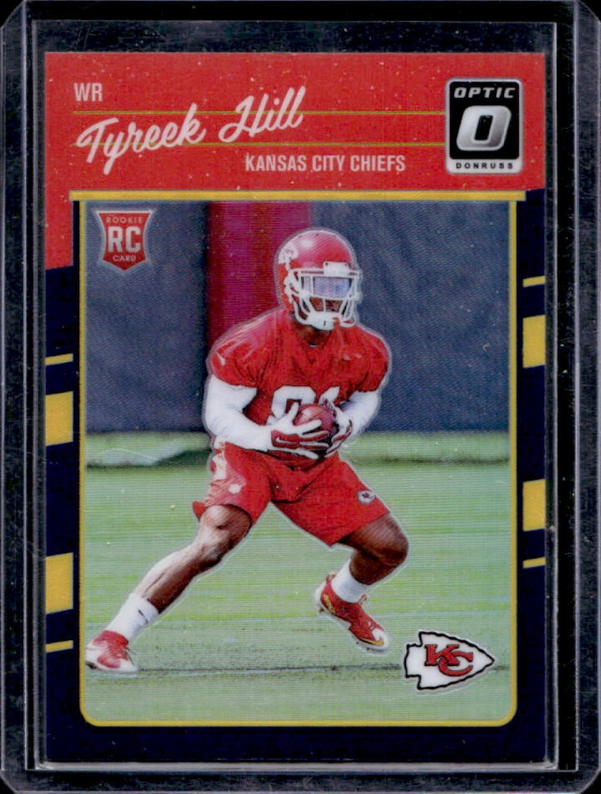 2016 Donruss Optic Tyreek Hill RC Purple Rookie #117 Chiefs