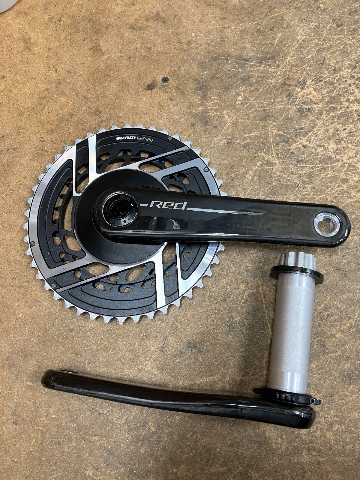 2026 SRAM RED Crankset 170mm 2x 12-Speed 46/33t 8-Bolt Direct Mount DUB SL 1x