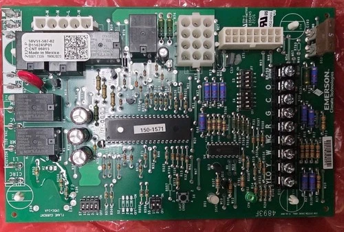 TRANE EMERSON 50V51-507-02 FURNACE CONTROL CIRCUIT BOARD D156245P01 CNT 06015
