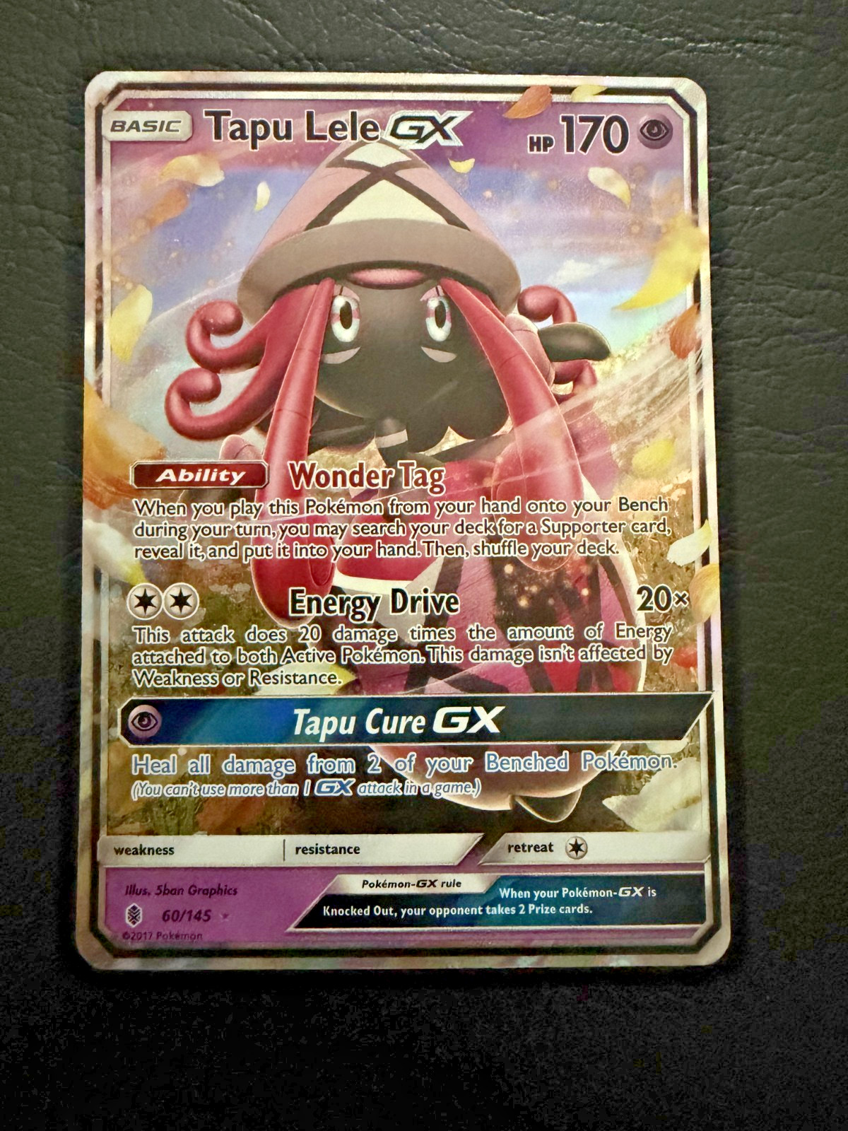 Tapu Lele GX (60/145) - SM: Guardians Rising Ultra Rare - Pokemon Card