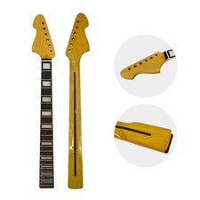 Reverse Hand Electric Guitar Neck For Build Guitars-22 Fret 25.5 Inch Maple Neck