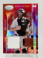 John Buck 2003 Leaf Certified Materials Mirror Red Game Used Jersey /250 J3