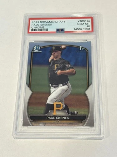 2023 Bowman Draft Paul Skenes Chrome 1st #BDC-14 Pirates PSA 10 GEM MINT