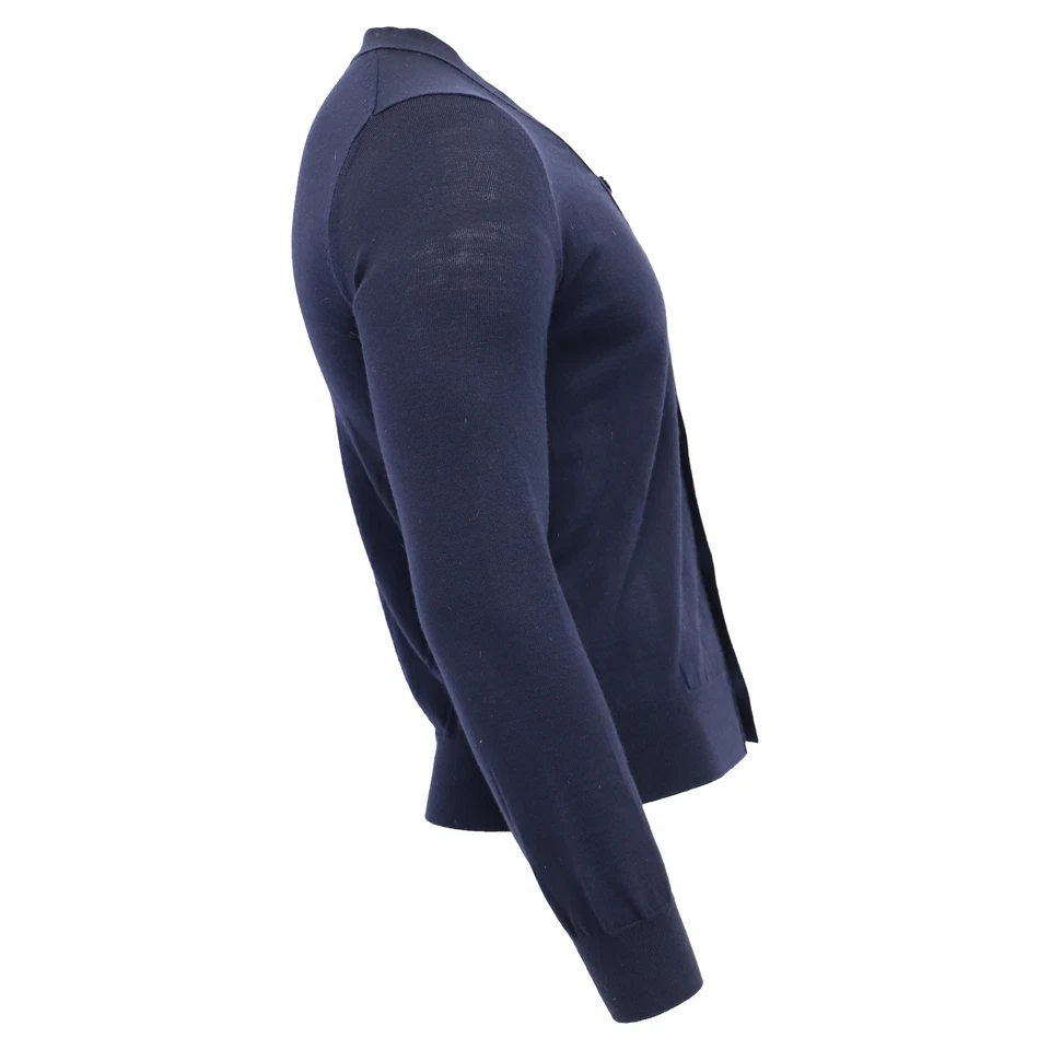 Cárdigan Comme Des Garçons Mini Corazón En Algodón Hombre Azul Talla 46 Foto 3 de 4