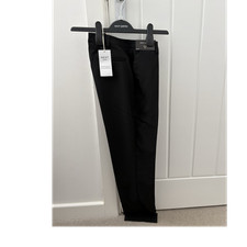 NEXT Women’s Petite Slim Fit Black Dress Trousers UK 6P 26W 29L Twill