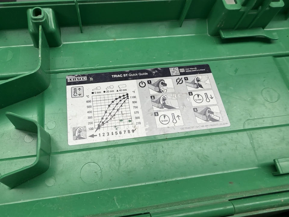 Leister Triac ST Electric Corded Hot Air Tool Heat Gun W/CASE - Image 3 of 4