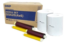 NEW DNP DS620 Dye Sub Media Kit, 800 4"x 6" Prints for DS620A Printer, DS620 4X6