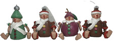 Juego de cuatro adornos para árboles de Navidad Dept 56 Sugar & Spice