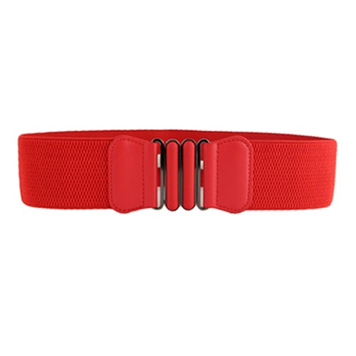 Women Ladies Fashion Metal Flower Buckle Belt Elastic Corset Cinch Waist Band - Picture 19 of 24