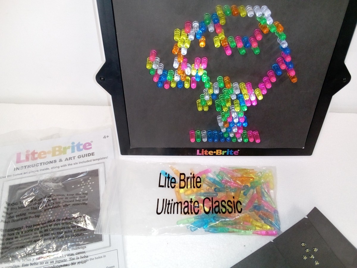 Light Bright 214 Piece Set With Stencils Instructions Works