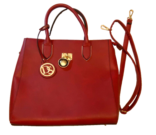 DASEIN Handbag Emblem Expandable Women's Tote Business Satchel Detachable Handle - Picture 2 of 15