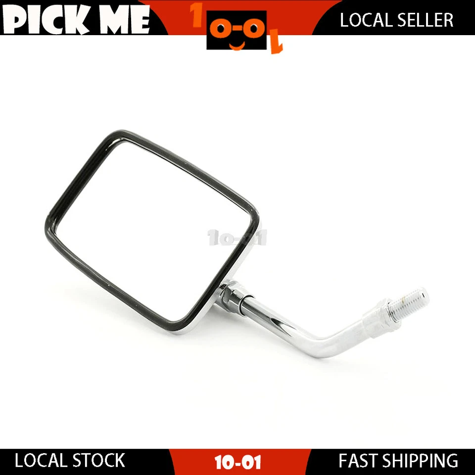 1X Espejo retrovisor derecho moto compatible con Yamaha XS400SH 1981 Foto 3 de 4