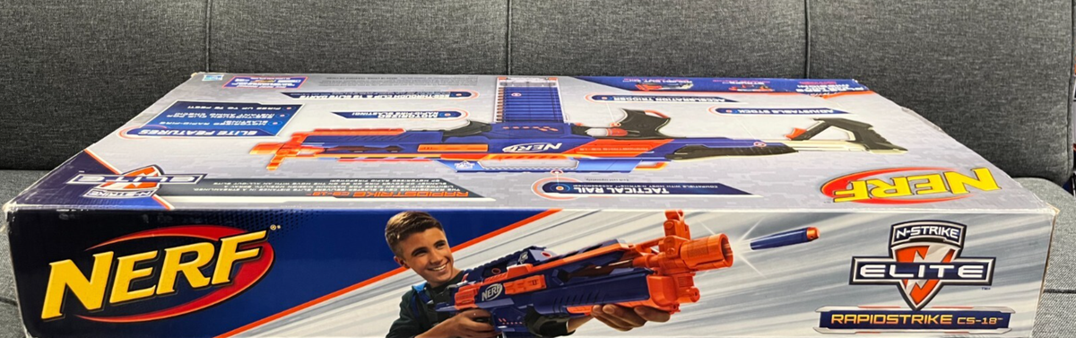 Nerf Rapidstrike CS-18 N-Strike Elite Blaster A3901 Brand