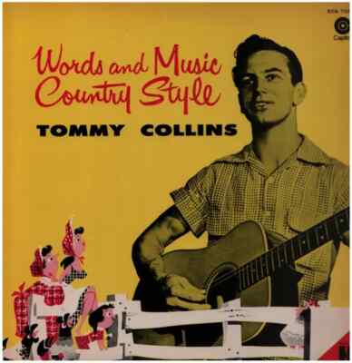 Tommy Collins Words And Music Country Style JAPAN NEAR MINT Capitol Vinyl LP