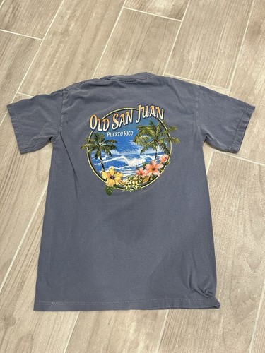 Stary San Juan Portoryko T-shirt Komfort Kolor Rozmiar Small 100% Bawełna  - Zdjęcie 1 z 6