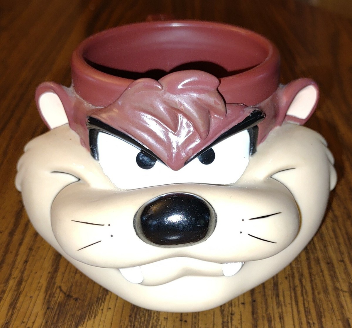 Vintage Taz Tasmanian Devil Mug Plastic Coffee Cup Warner Bros