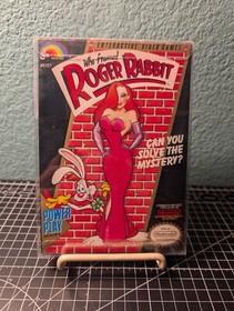 Nintendo NES Who Framed Roger Rabbit- Mint Condition- Box & Cart Only- No Manual