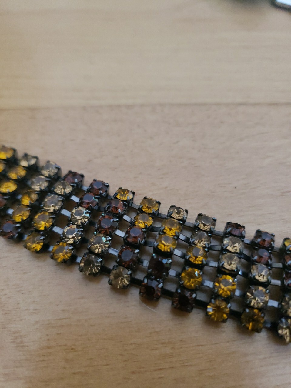 Vtg. Kenneth Jay Lane Rhinestone Bracelet - image 5