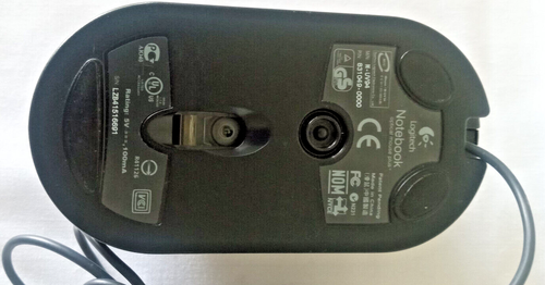 Logitech M-UV94 Black/Gray USB Wired 2-Buttons Optical Mouse Notebook Laptop PC - Picture 4 of 4
