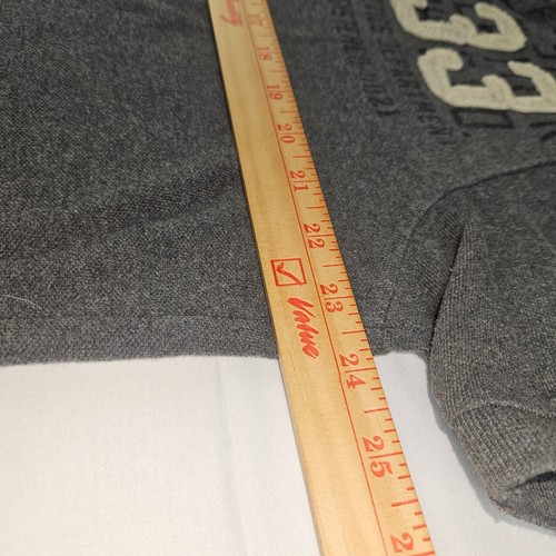 Old Navy Shirt Mens XL Grey Polo Soft Washed Short Sleeve Preppy Varsity Letter - Picture 4 of 5
