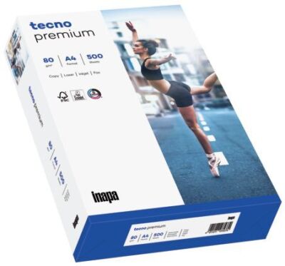 TECNO 2100011497 Kopierpapier tecno  premium A4 80 g/qm weiß 500 Blatt