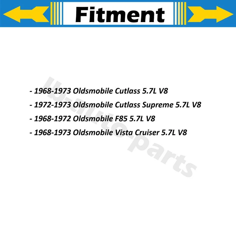 Montaje de motor de anclaje OE 2x para Oldsmobile Cutlass Supreme 1972 1973 5,7 L Foto 2 de 4