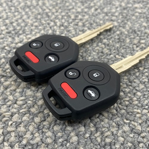 x2 OEM SUBARU 2017-2019 Key Fob Remote Keyless Entry CWTB1G077 BLACK POD H CHIP - Picture 11 of 18