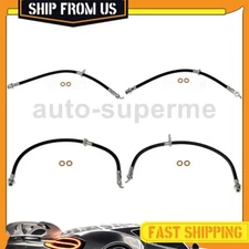 Front Rear Kit Brake Hose Line 4x For Lexus ES300h 2013-2018