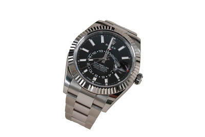 ROLEX SKY-DWELLER STAHL WEISSGOLD -OYSTERBAND NAGELNEU FULLSET 03/2025 DEUTSCH