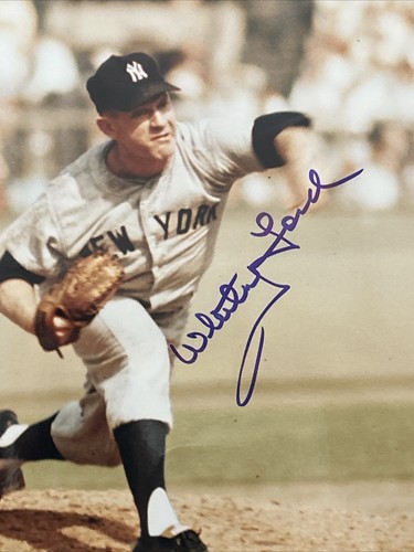 Whitey Ford HOF New York Yankees Signed/Autographed 8x10 Photo JSA COA - Picture 2 of 6