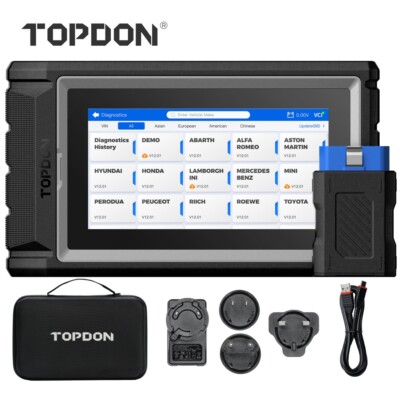 TOPDON ArtiDiag800BT 2 OBD2 Full System Diagnostic Scanner Tool  TPMS Wireless