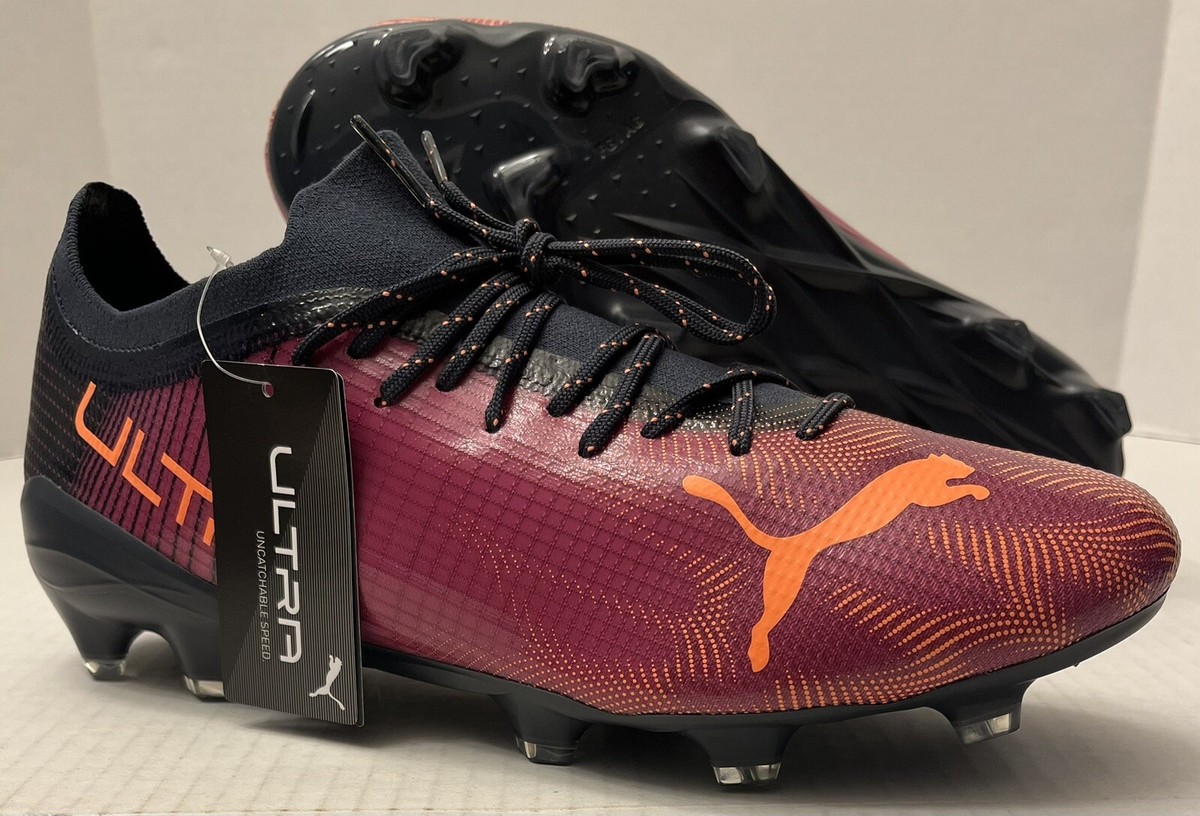 PUMA ウルトラ　FG PUMA Ultra 3.4 FG Cleats - PUMA Black/PUMA White/Fizzy Light