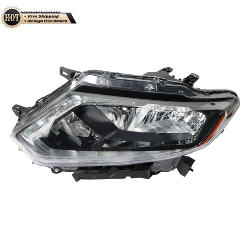 Faro izquierdo Silscvtt para Nissan Rogue 2014 2015 2016 carcasa halógena cromada - Imagen 4 de 16