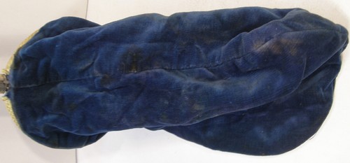 VINTAGE MAGICIAN'S CHANGE CHANGING BAG DARK BLUE VELVET MAGIC TRICK TWIST HANDLE - Picture 13 of 24