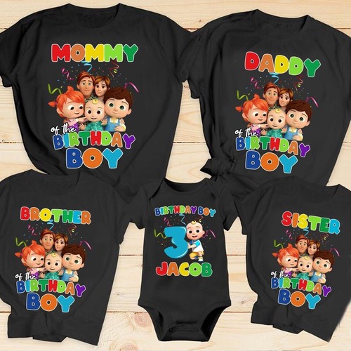 Cocomelon Custom Birthday T-shirt for 