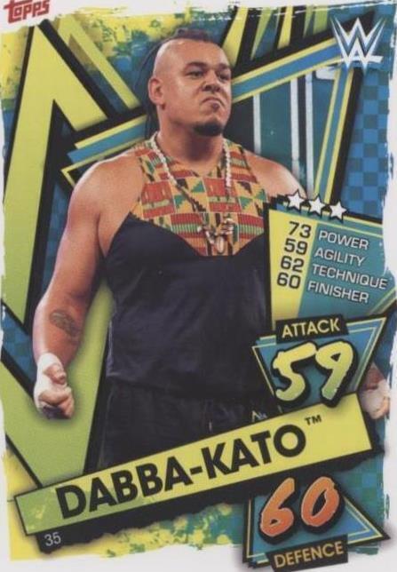 2021 Topps WWE Slam Attax - Dabba-Kato #35 - 1 of 1