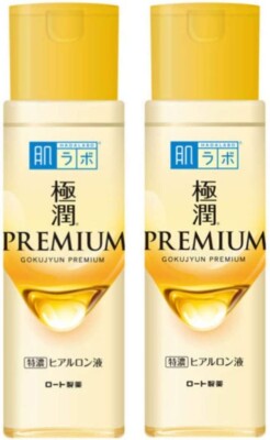 Hada Labo Gokujun Premium Hyaluron Flüssigkeit 5,7 fl oz (170 ml) 2er Pack Set