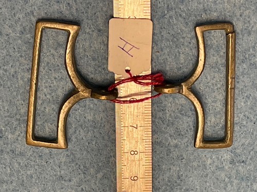 BOUCLE DE CEINTURON PORTE SABRE PREMIER EMPIRE 19 ÈME N°2 - Foto 2 di 2