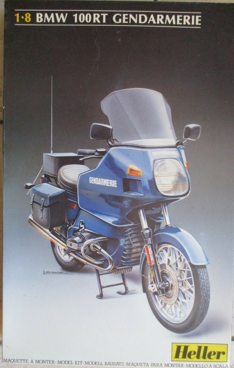 Vends Maq Moto Heller Boite Noire 1/8 BMW 100 RT Gendar Saint-Jean-de